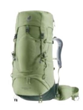Deuter Aircontact Lite 35+10 SL vandrerygsæk - 35/45 L, grøn/lime billede
