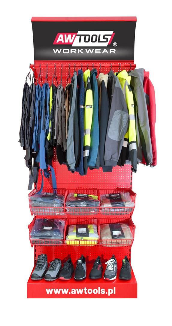 AWTOOLS Workwear udstillingsreol til butik billede