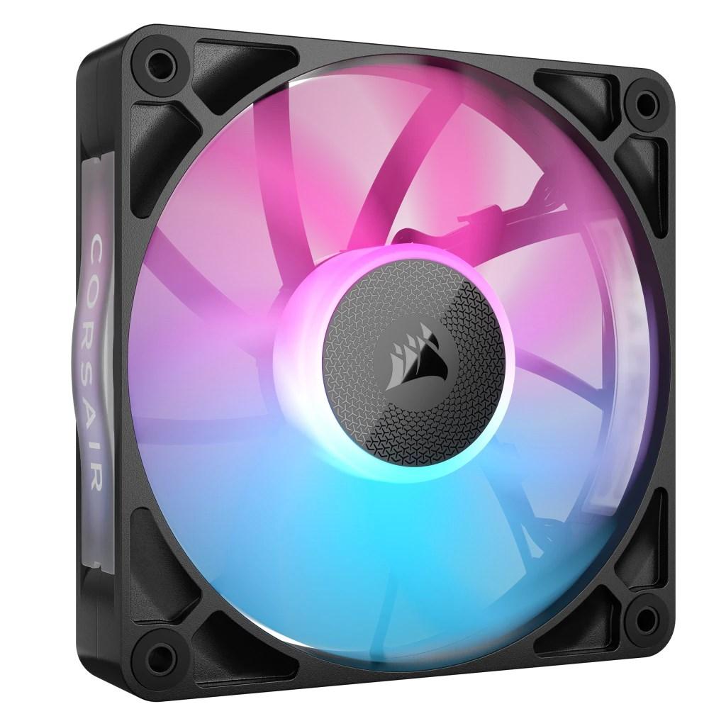 Corsair iCUE LINK RX120 RGB - Kabinet køler - 120mm - Sort med RGB LED lys - 36 dBA