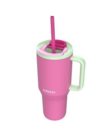 Kambukka Rio Tumbler termokrus med teleskop-sugerør 950 ml - Bubblegum Mint billede