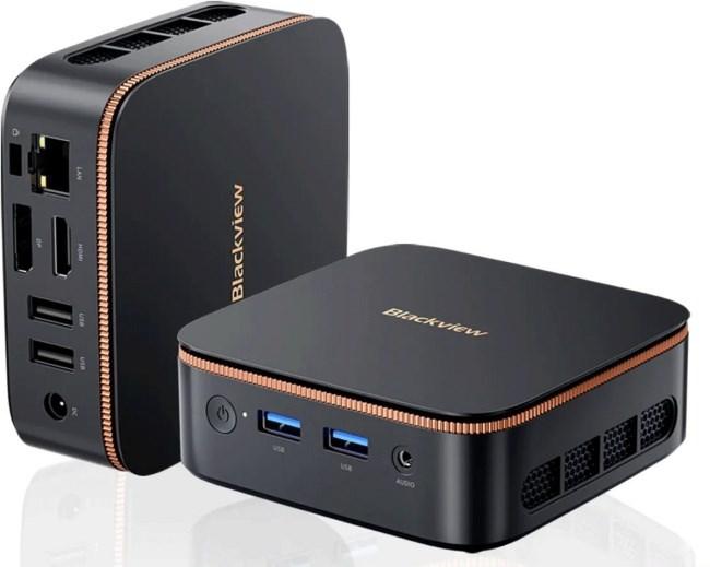 Blackview MP20 mini-pc - Ryzen 3 3300U, 16 GB RAM, 512 GB SSD, Windows 11 Pro - Sort