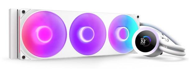 NZXT Kraken Plus 360 RGB - AIO CPU-vandkøler, hvid