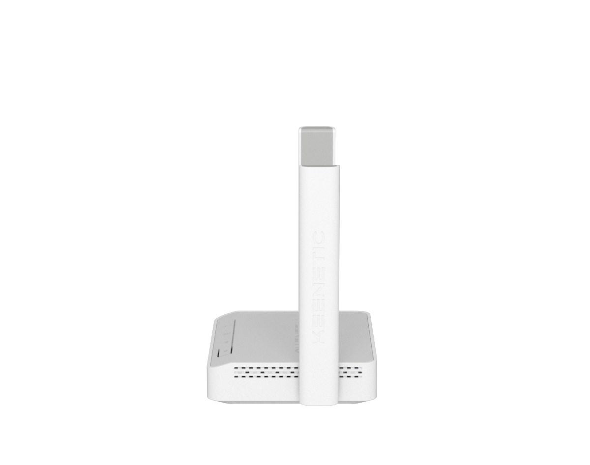 Keenetic Starter N300 mesh Wi‑Fi-router med 3‑ports smart switch billede