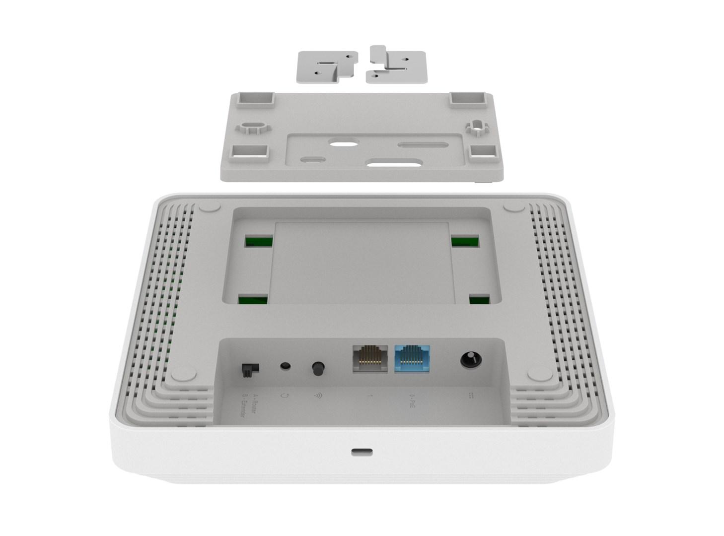 Keenetic Orbiter Pro AC1300 mesh Wi‑Fi 5 router/forlænger/adgangspunkt med 2‑ports gigabit smart switch og Power over Ethernet billede