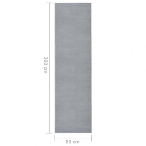 Tæppeløber 80x300 cm BCF grå