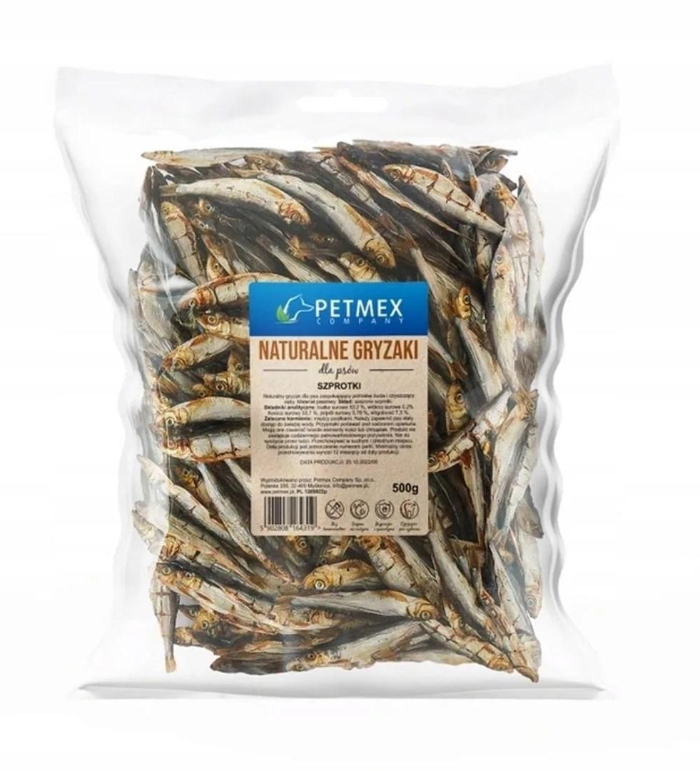 PETMEX tørrede brislinger - hundegodbid, 500 g billede