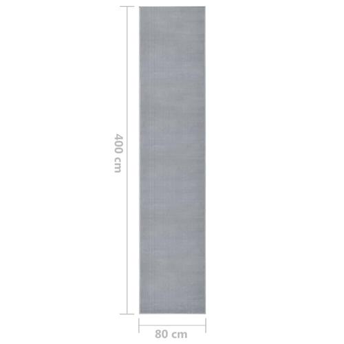 Tæppeløber 80x400 cm BCF grå