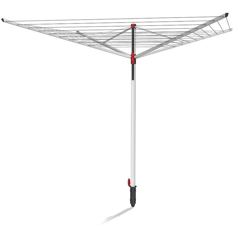 Vileda Sun Lift 50 tørresnor - sort/hvid aluminium, 50 m billede