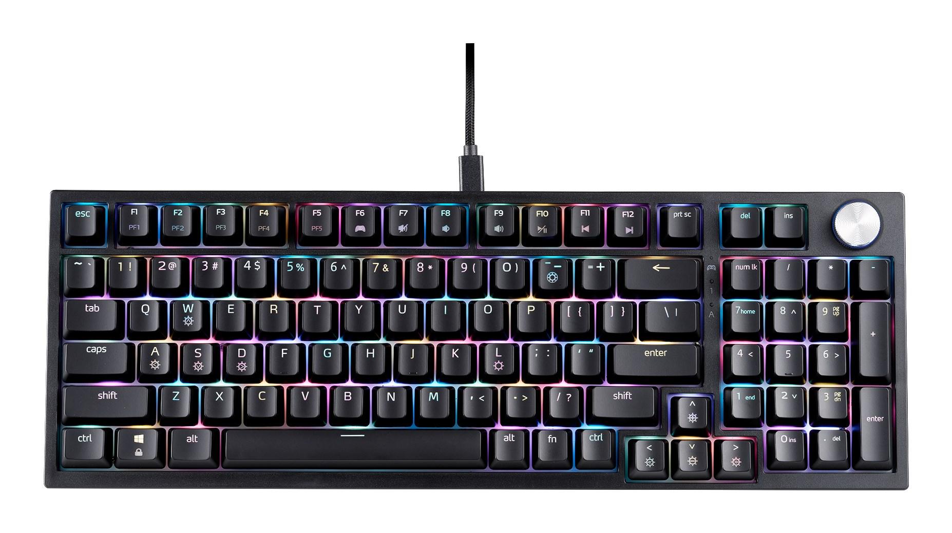 ADATA XPG Sorcerer mekanisk gaming-tastatur - RGB, 96% billede