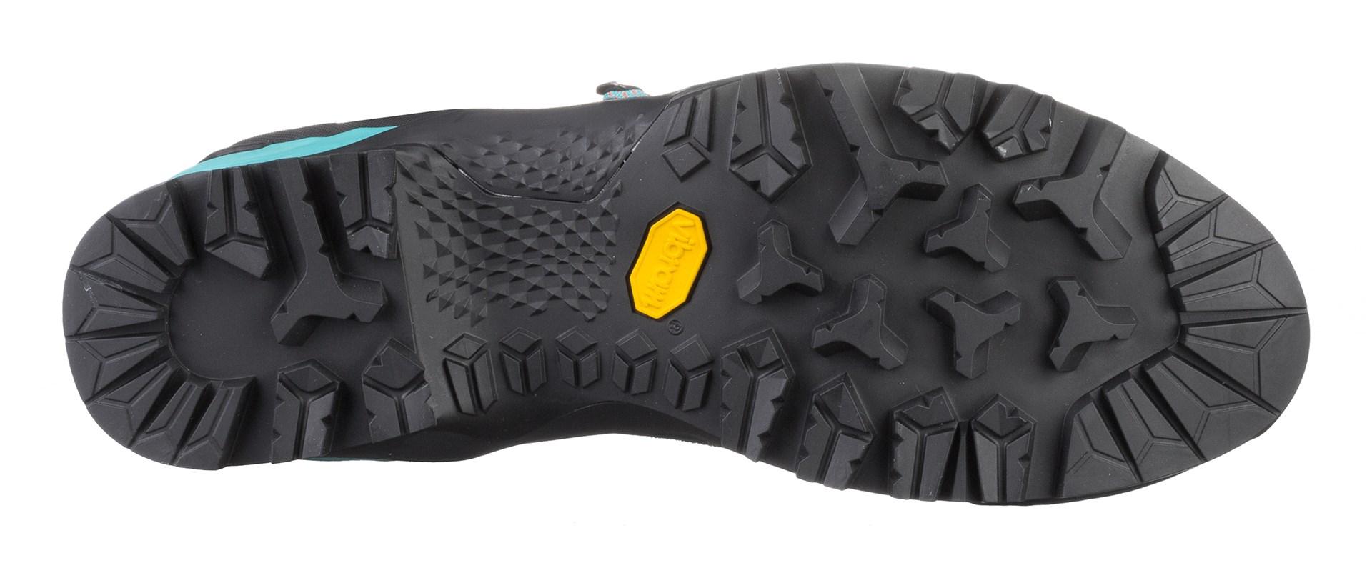 Salewa MTN Trainer Mid GTX vandrestøvle dame - Black Magnet/Viridian Green (EU 42,5) billede