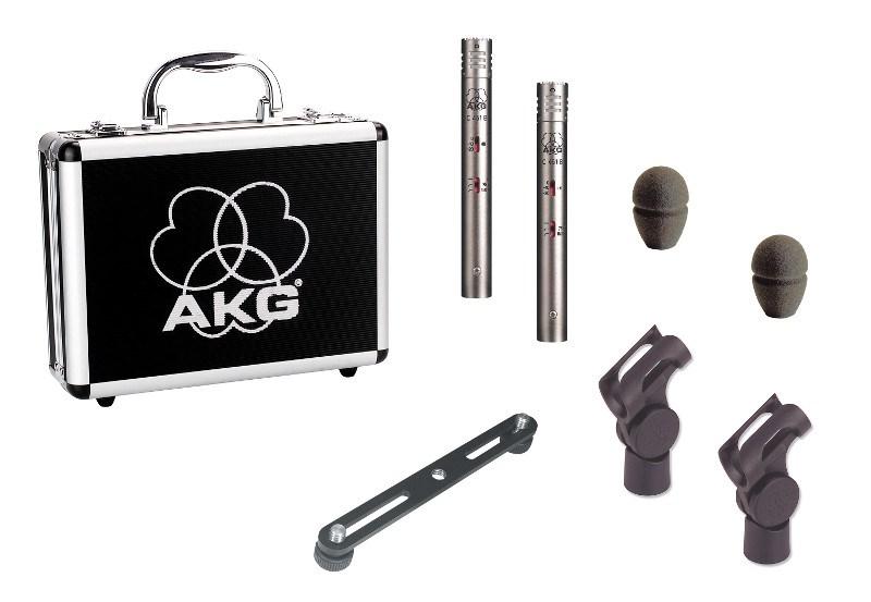 AKG C451 B stereo-sæt – kondensatormikrofoner billede