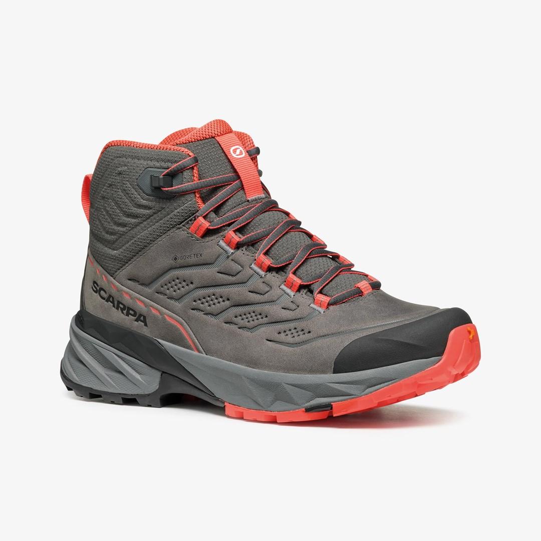 Scarpa Rush 2 Pro Mid GTX Woman vandrestøvle - str. 38, titanium/coral billede