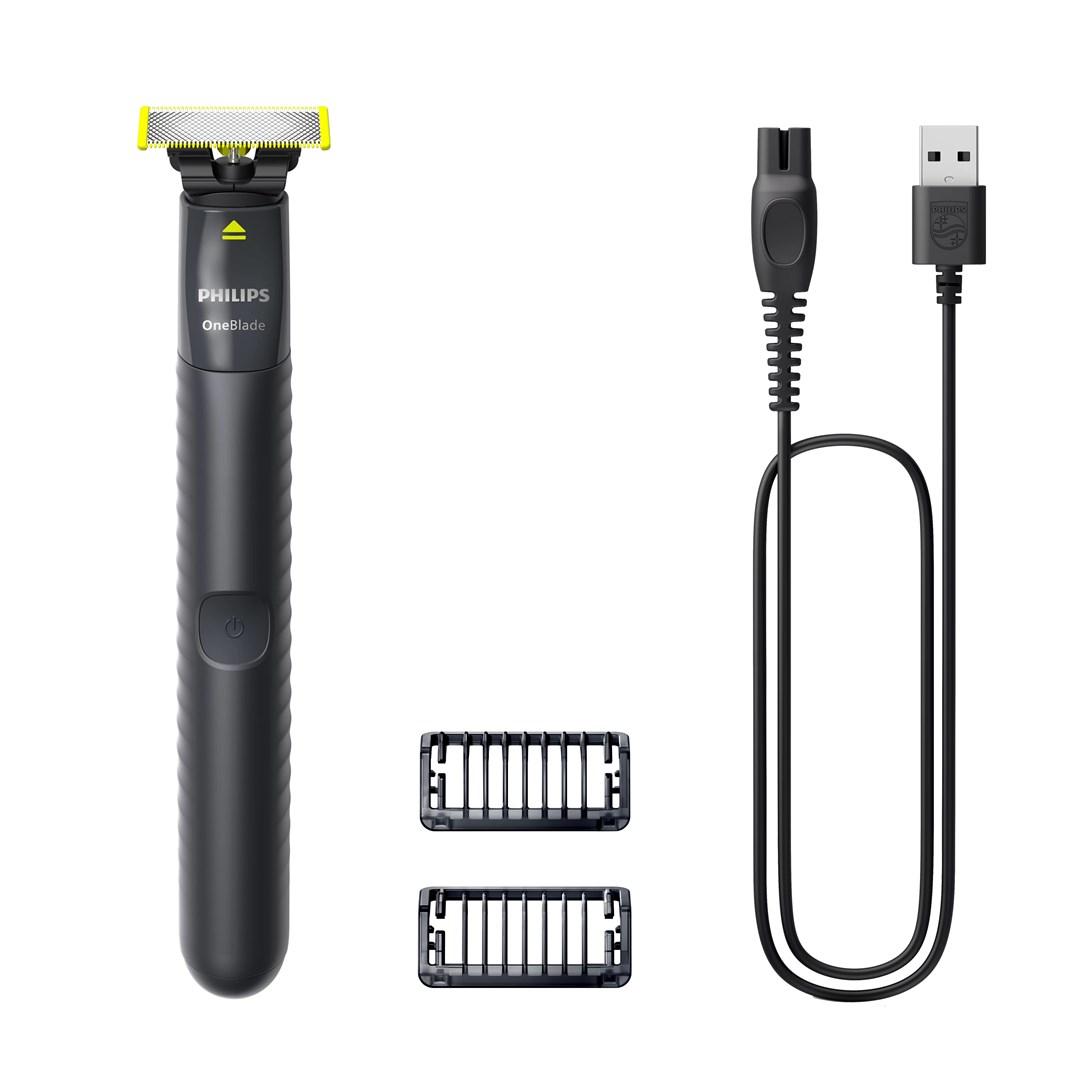 Philips OneBlade QP1424/10 – barbermaskine og trimmer, kulgrå billede