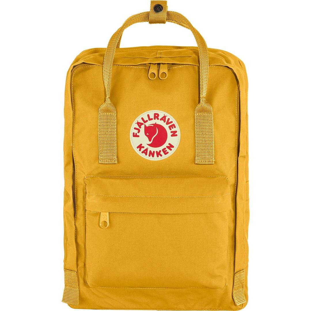 Fjällräven Kånken Laptop 13" - gul hverdagstaske med pc-rum, 13 l billede
