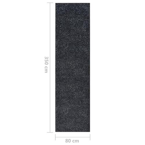 Tæppeløber 80x350 cm BCF antracitgrå