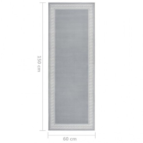 Tæppeløber 60x150 cm med motiv BCF grå