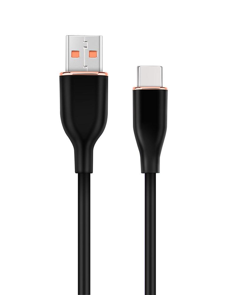 Gembird CC-USB2S-AMCM USB-A til USB-C kabel 1,5 m – sort (silicone) billede