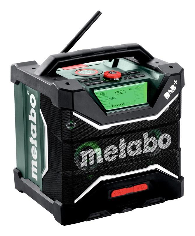 Metabo RC 12-18 byggradio - analog & digital, sort/grøn/rød