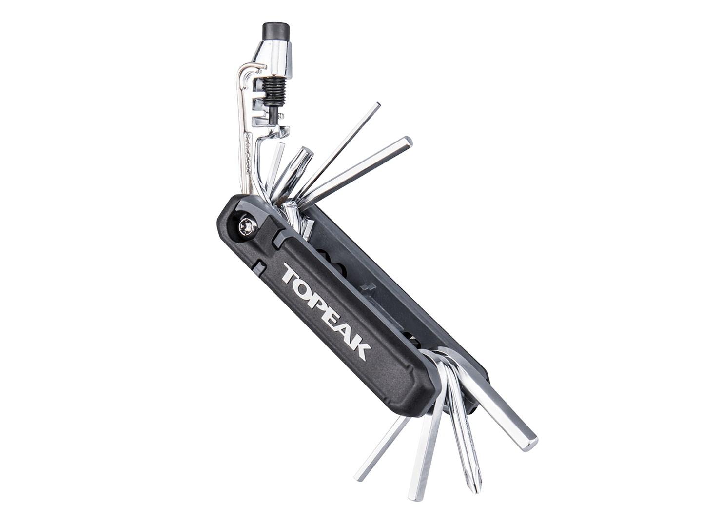 Topeak Hexus X multitool - sort/kromvanadium billede