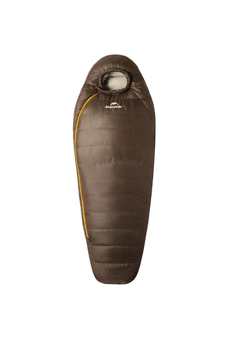 Sovepose Naturehike Snowbird Duck Down 1000 - mørk brun billede