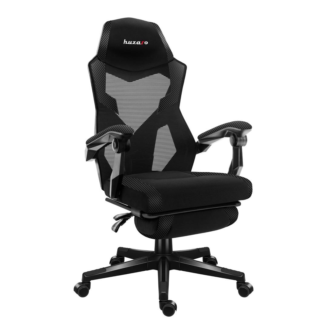 Huzaro Combat 3.1 Carbon gamer stol – mesh ryglæn, tilt 135° billede
