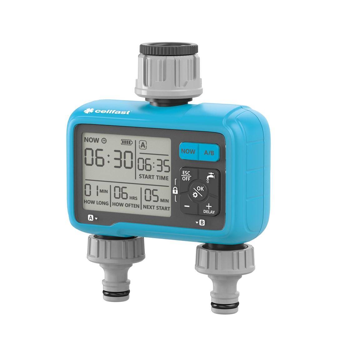 Cellfast Chronos 2-sektions elektronisk vandingsstyring billede
