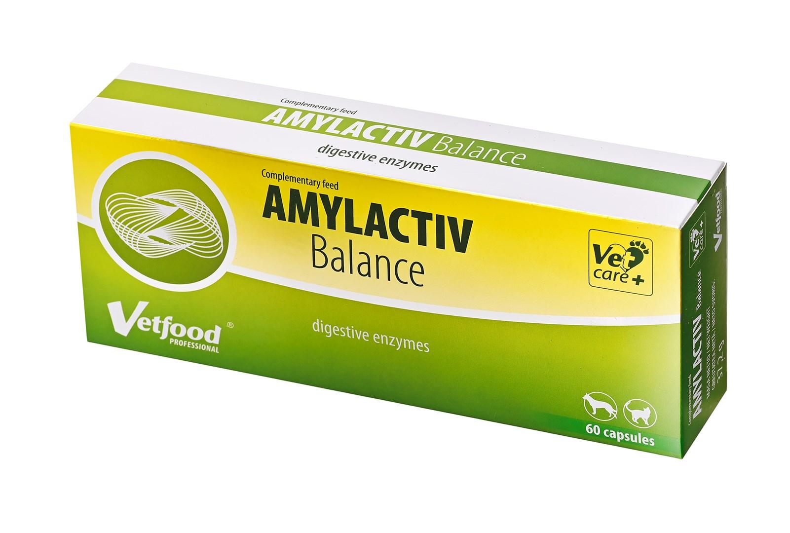Vetfood Amylactiv Balance – kosttilskud til hunde og katte, 60 kapsler billede