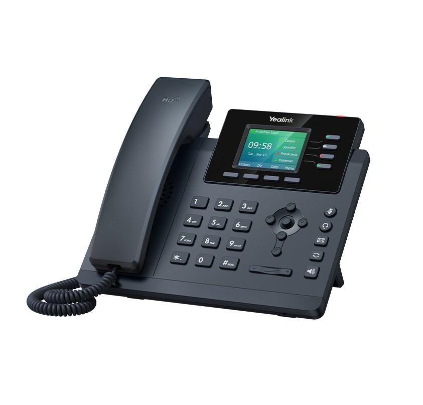 Yealink SIP-T34W IP-telefon – Sort, 4 linjer, LED-skærm, Wi‑Fi billede