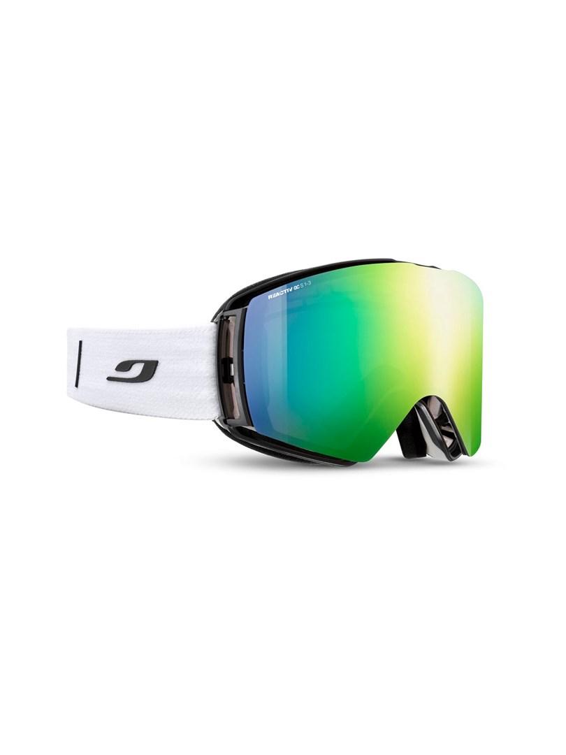 Julbo Launcher skibrille - hvid med grøn spejlglas