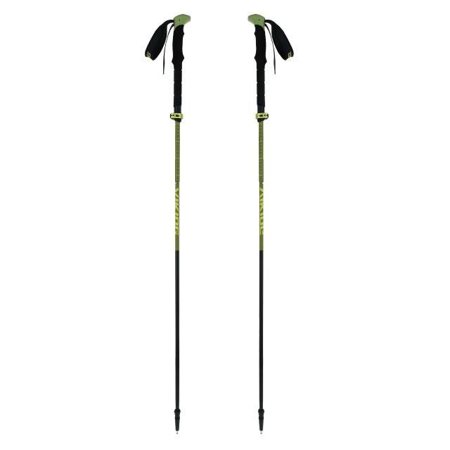 Viking Terve 2.0 vandrestave, teleskopiske 35-130 cm - grøn billede