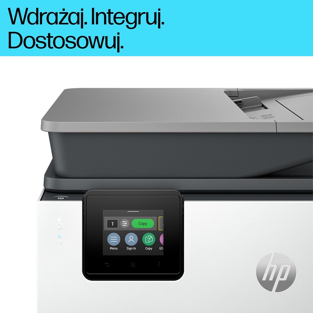 HP OfficeJet Pro 9120b trådløs alt-i-én farveprinter - tosidet print, kopi og scan billede
