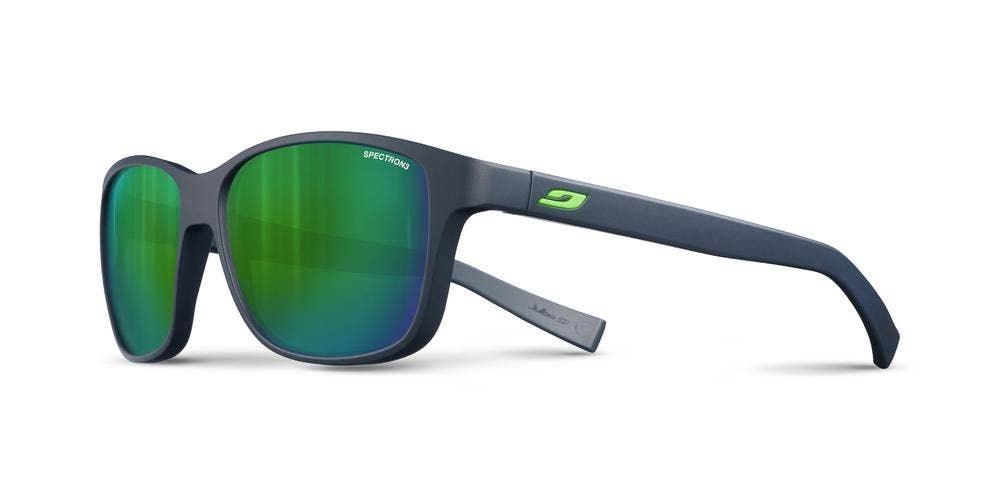 Julbo J4751112 - kvadratiske solbriller, blå stel med grønne spejllinser billede