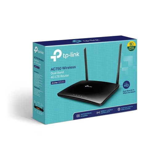 TP-Link Archer MR200 4G LTE dual-band router – sort