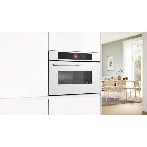 Bosch Serie 8 CMG7241W1 indbygningsovn 45 l – hvid