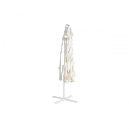 Parasol - hvid 250 x 250 cm med LED