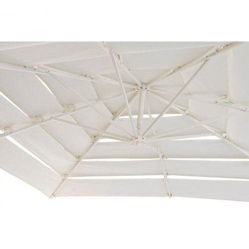Parasol - hvid 250 x 250 cm med LED