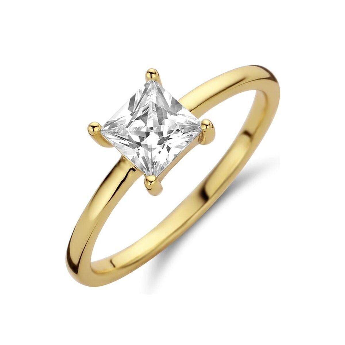 New Bling ring til kvinder - gylden, elegant - str. 16 billede