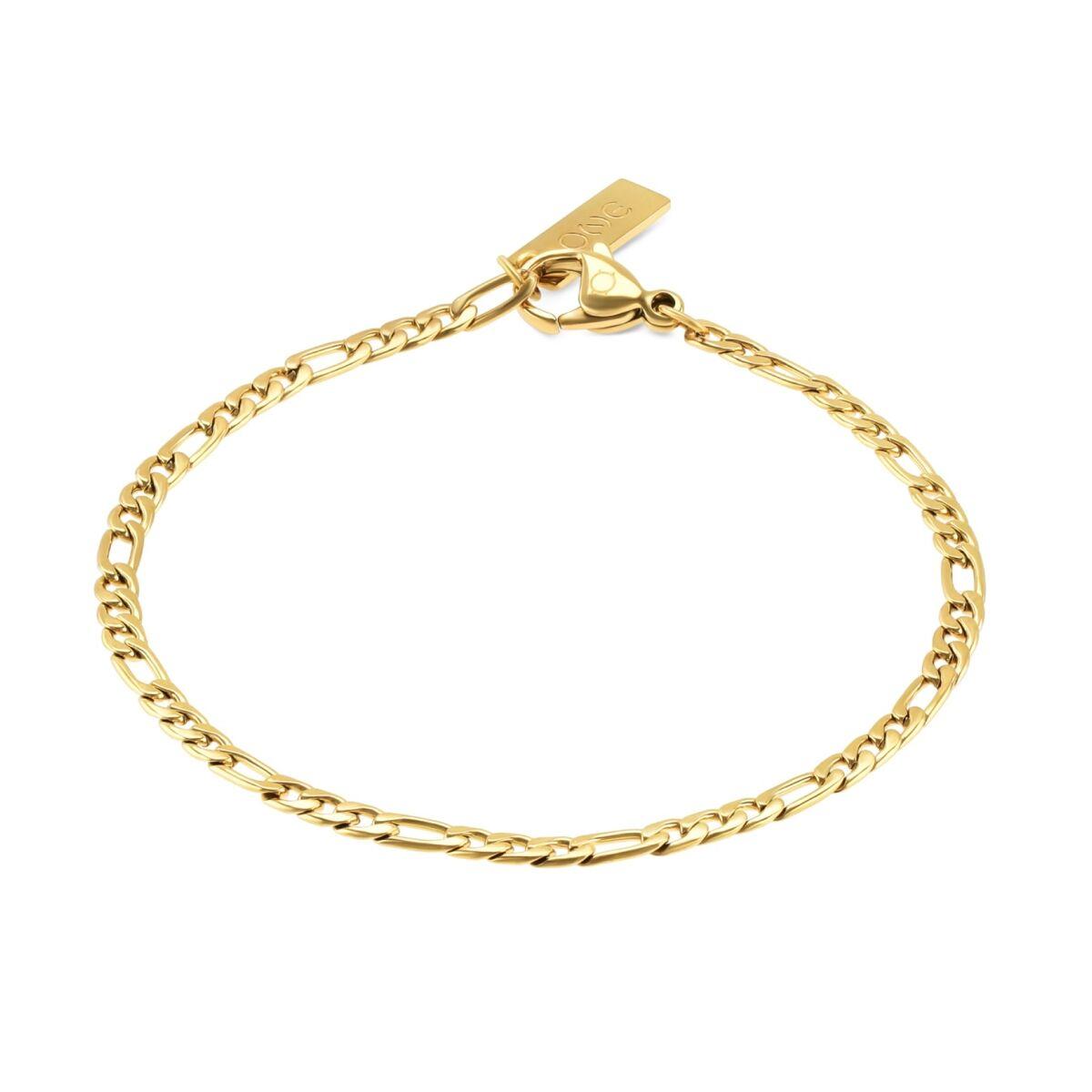 One Jewels OAMB5106SG armbånd - gylden kæde til kvinder billede