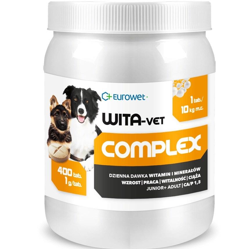 EUROWET Wita-Vet Complex – kosttilskud til hunde, 400 tabletter billede