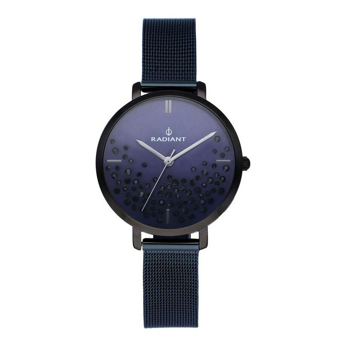 Radiant RA525601 dameur - blå skive, stållænke, 36 mm billede