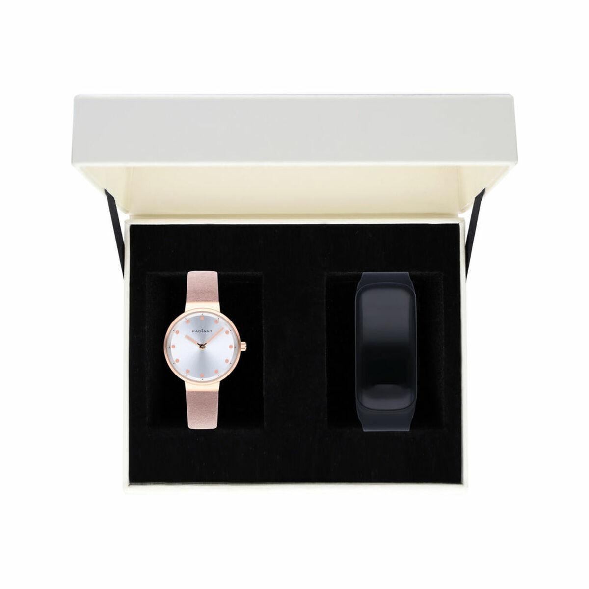 Radiant RA521602T dameur - rosa læderrem, 28 mm billede