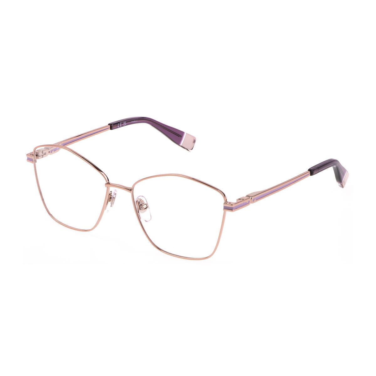 Furla VFU725-550A39 brillestel - dame, pink metal 55 mm billede