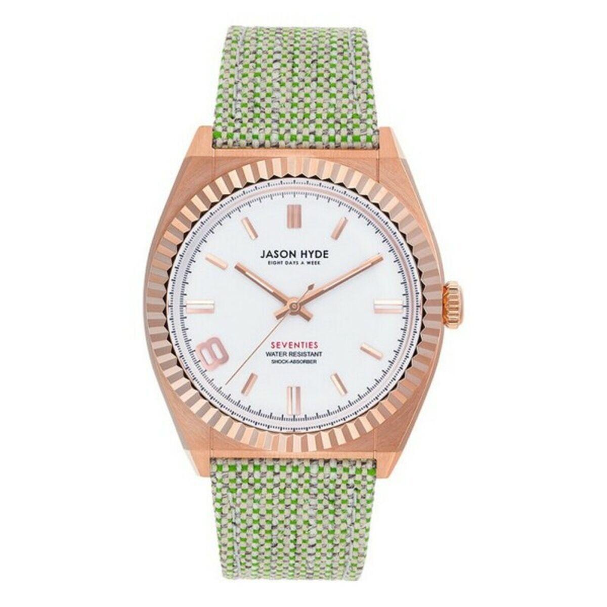 Jason Hyde JH20011 dameur - rosenguld, hvid skive (Ø 40 mm) billede