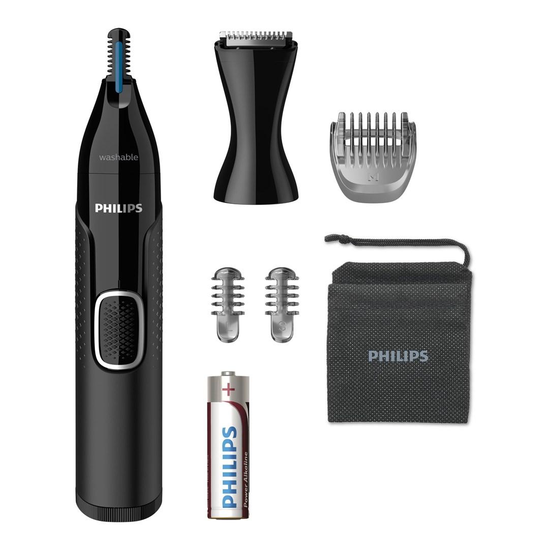 Philips NT5650 næse-, øre-, øjenbryn- og detaljetrimmer - vandtæt