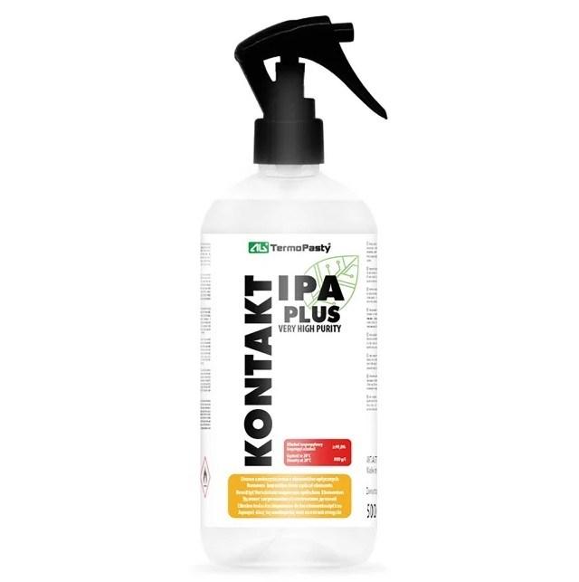AG Termopasty Kontakt IPA Plus - isopropyl alkohol til skærmrens, 500 ml sprayflaske billede