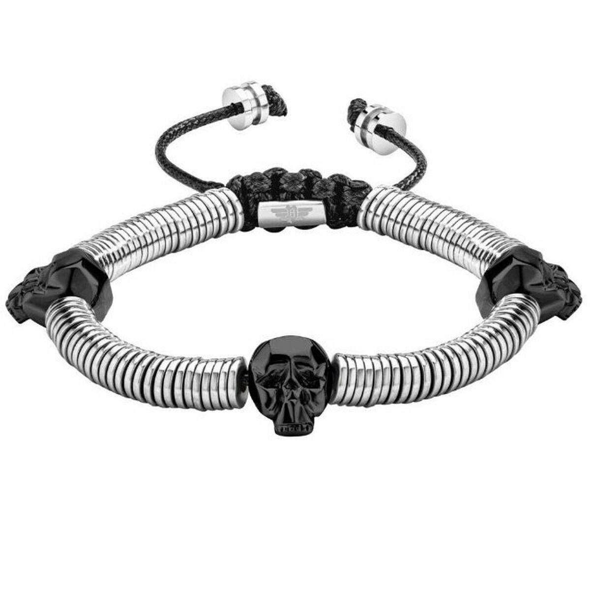 Police PJ26553BSSB01 armbånd til mænd - rustfrit stål, grå billede