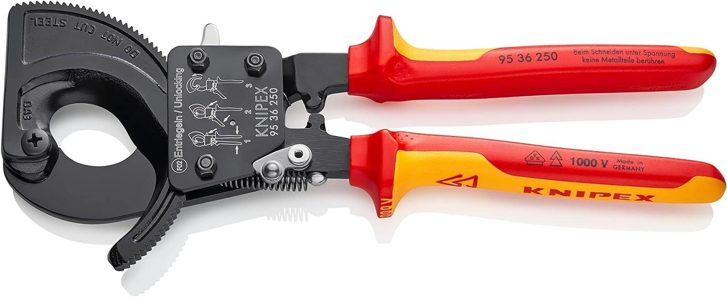 KNIPEX kabelsaks 250 mm - professionel kabelskærer billede
