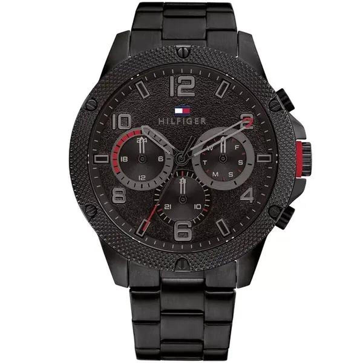 Tommy Hilfiger BLAZE herreur 1792030 - sort stål, 46 mm