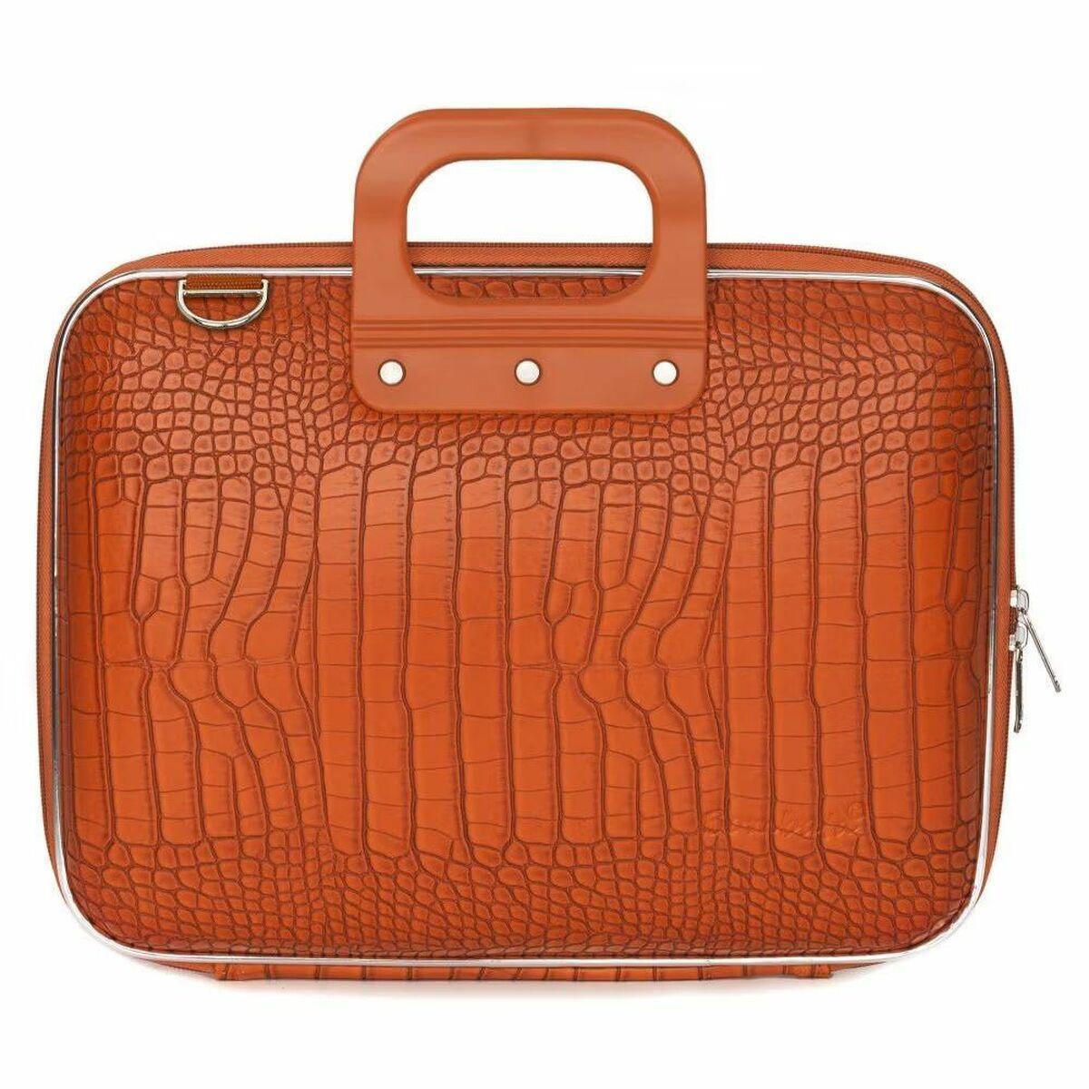 Bombata Mappe E00660-13 13" - orange syntetisk læder billede