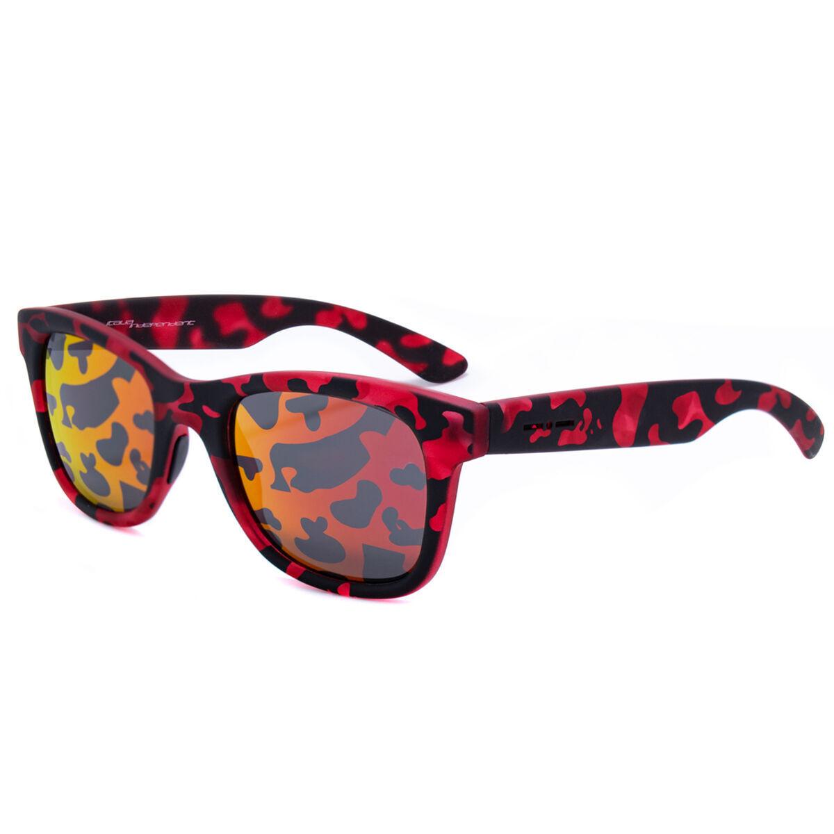 Italia Independent 0090-142-142 solbriller - rød camo, unisex billede